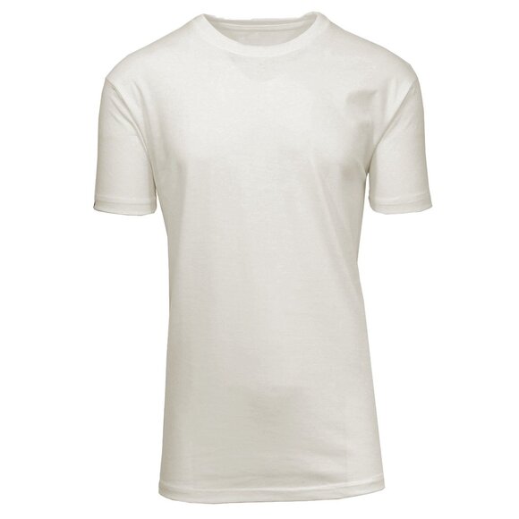 Blue Ice Men's Short Sleeve Crew Neck Classic‎ T-shirt Color White Size XL - Picture 1 of 8